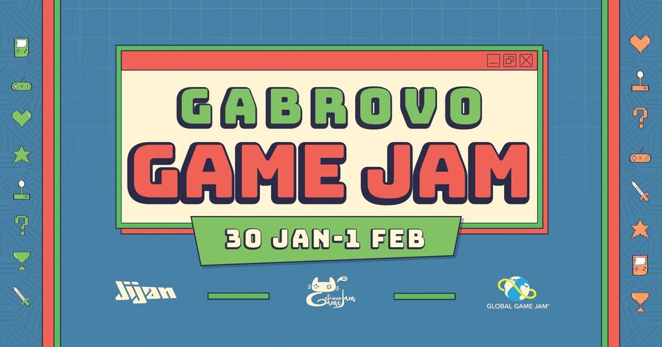 Плакат Game Jam Gabrovo