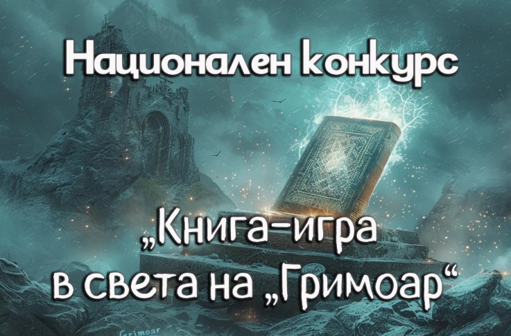 Плакат за конкурс за книга-игра