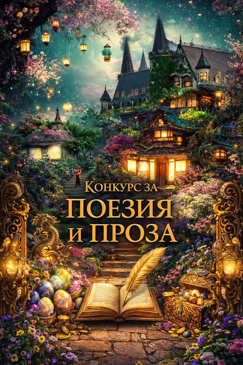 Плакат за конкурс за поезия и проза