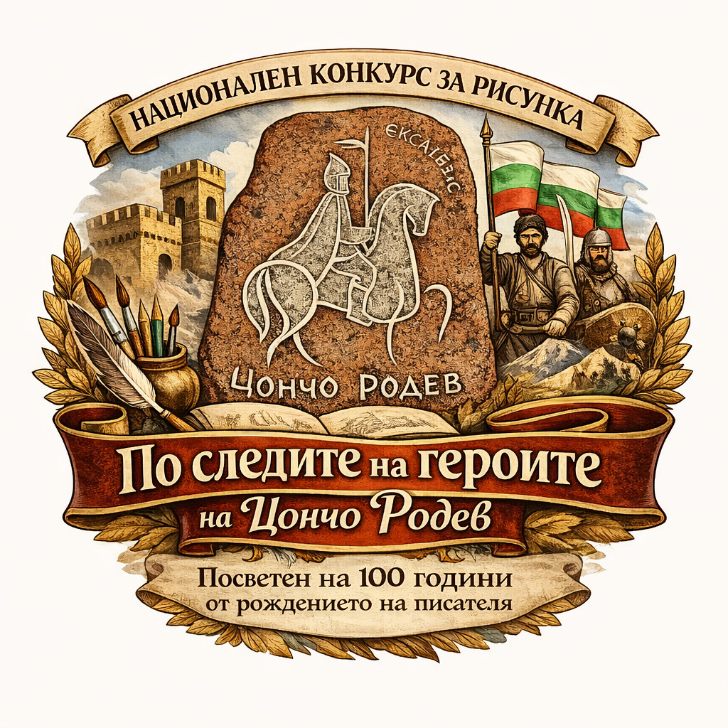 Плакат ''По следите на героите на Цончо Родев''