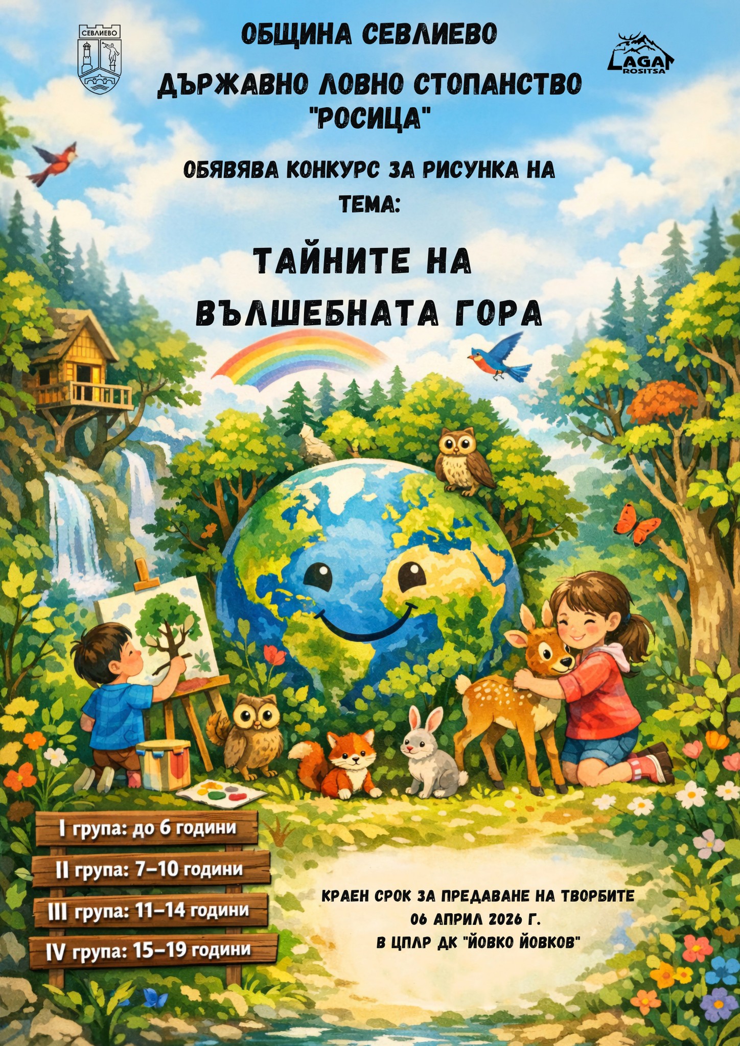 Плакат ''Тайните на вълшебната гора''