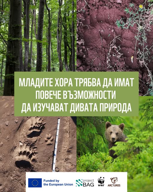 Плакат за инициатива за обучение за опознаване на дивата природа