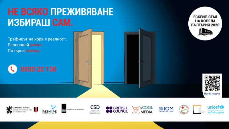 Плакат ''Ескейп стая на колела''