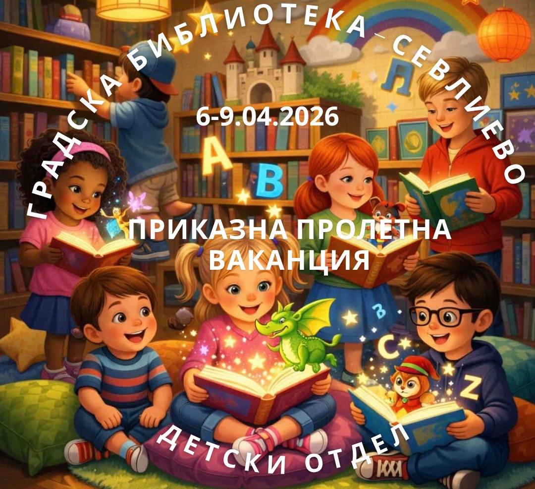 плакат за приказна пролетна ваканция